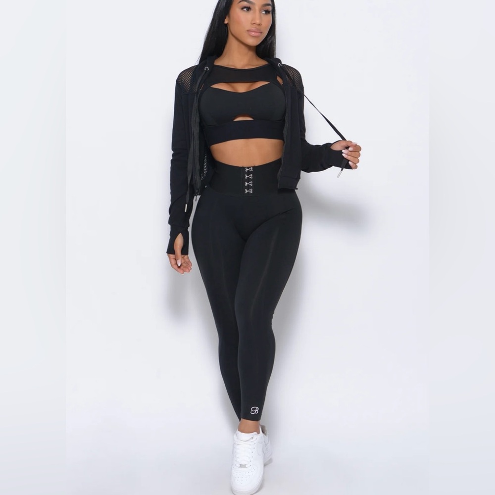 Bombshell waist cincher leggings. Navy blue